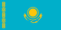 Национален флаг на Казахстан Казахстан